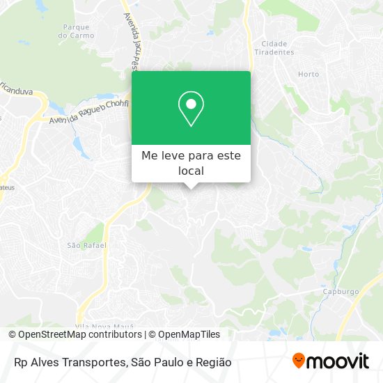 Rp Alves Transportes mapa