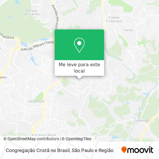 Congregação Cristã no Brasil mapa