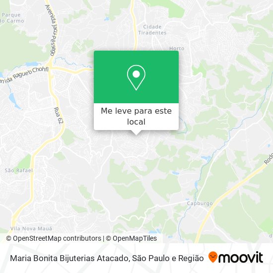 Maria Bonita Bijuterias Atacado mapa
