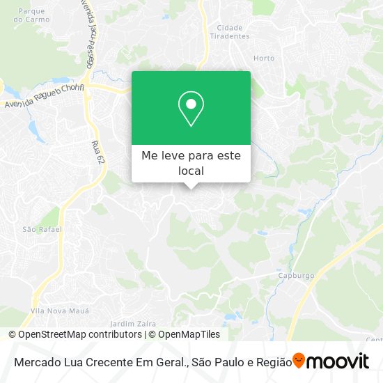 Mercado Lua Crecente Em Geral. mapa