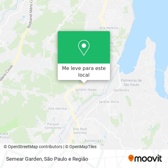 Semear Garden mapa