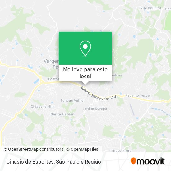 Ginásio de Esportes mapa