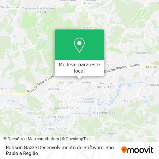 Robson Gazze Desenvolvimento de Software mapa