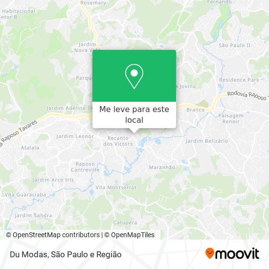 Du Modas mapa