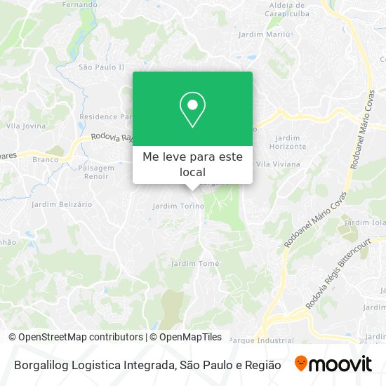 Borgalilog Logistica Integrada mapa