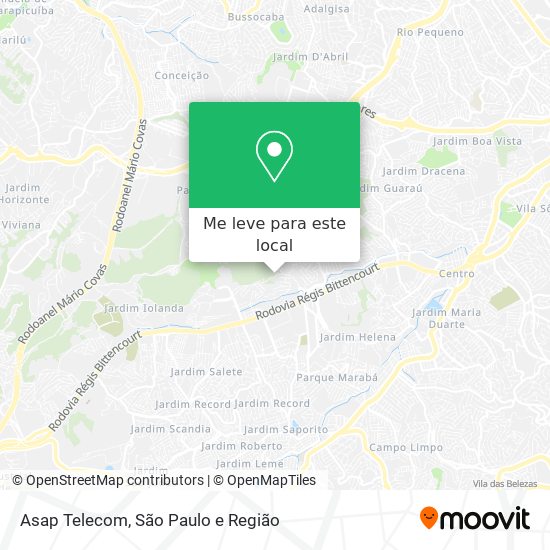 Asap Telecom mapa