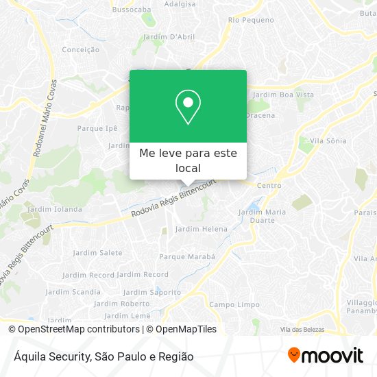 Áquila Security mapa