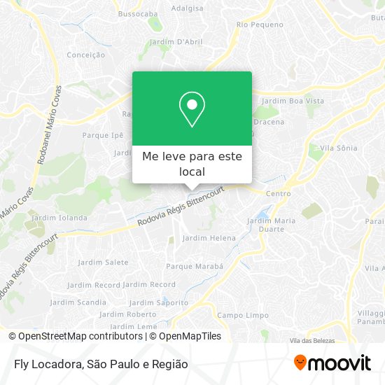 Fly Locadora mapa