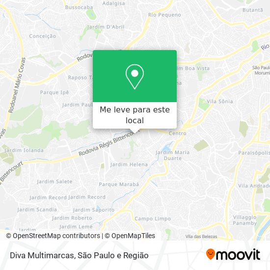 Diva Multimarcas mapa