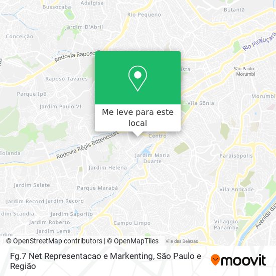 Fg.7 Net Representacao e Markenting mapa