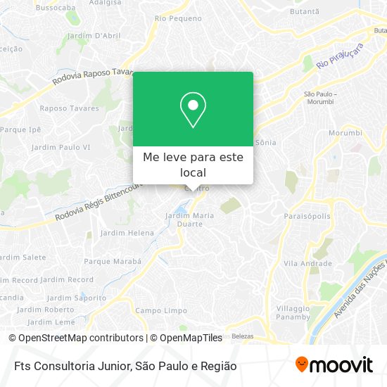 Fts Consultoria Junior mapa