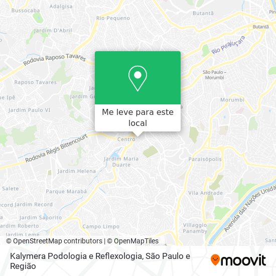 Kalymera Podologia e Reflexologia mapa