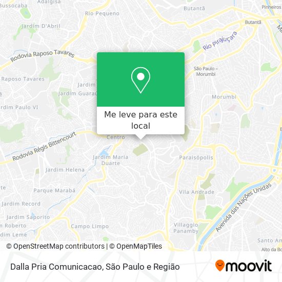 Dalla Pria Comunicacao mapa