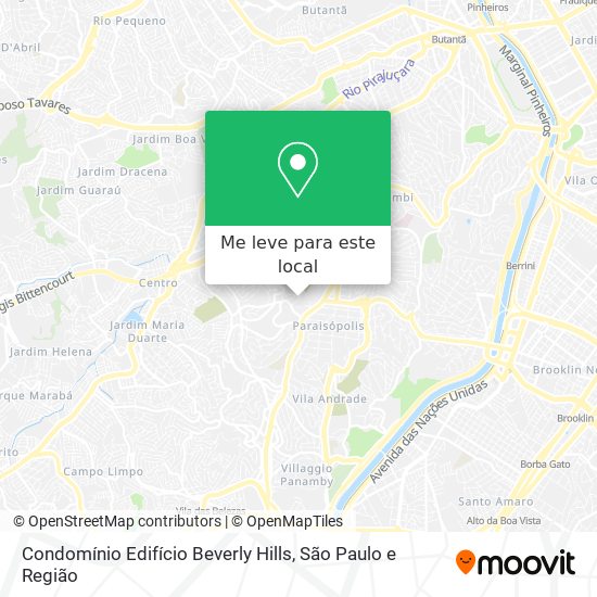 Condomínio Edifício Beverly Hills mapa