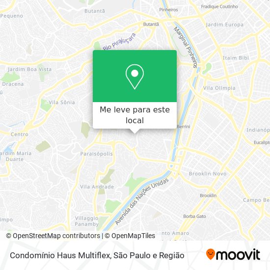 Condomínio Haus Multiflex mapa