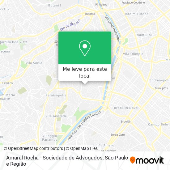 Amaral Rocha - Sociedade de Advogados mapa