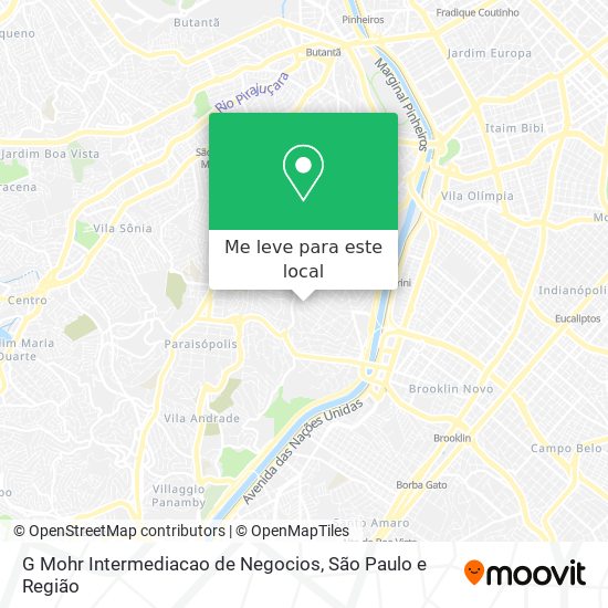 G Mohr Intermediacao de Negocios mapa