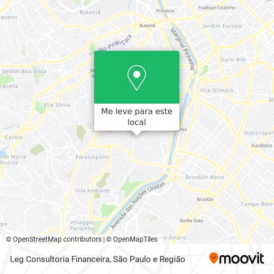 Leg Consultoria Financeira mapa