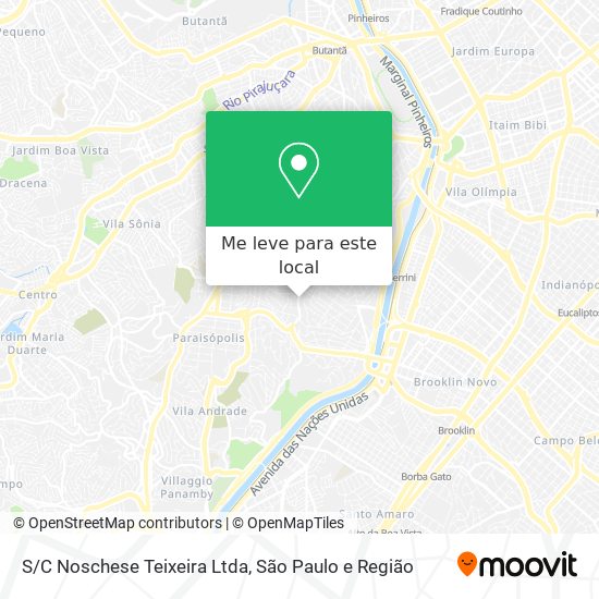 S/C Noschese Teixeira Ltda mapa