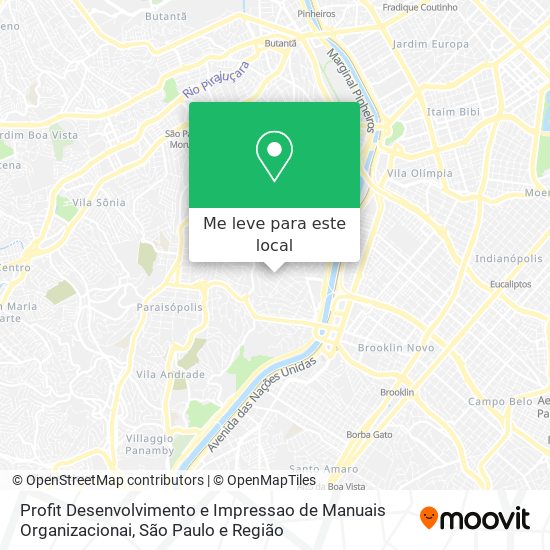 Profit Desenvolvimento e Impressao de Manuais Organizacionai mapa