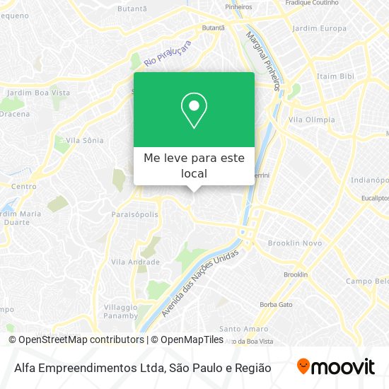 Alfa Empreendimentos Ltda mapa