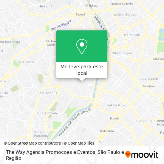 The Way Agencia Promocoes e Eventos mapa