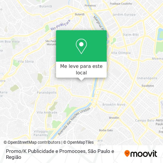 Promo / K Publicidade e Promocoes mapa