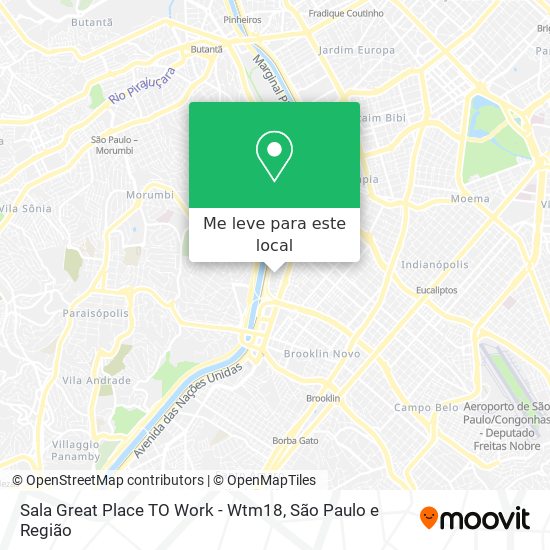 Sala Great Place TO Work - Wtm18 mapa