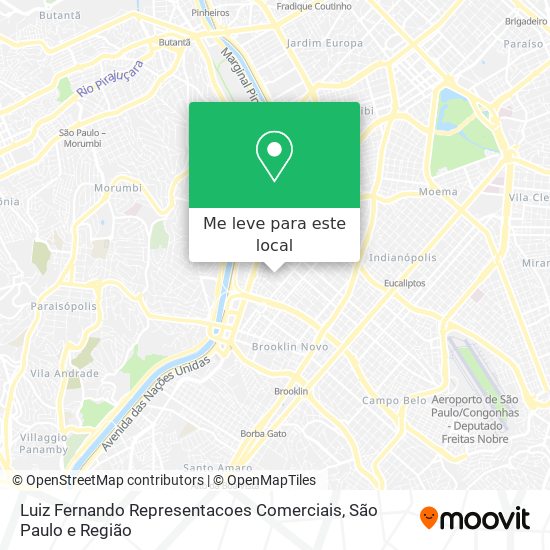 Luiz Fernando Representacoes Comerciais mapa