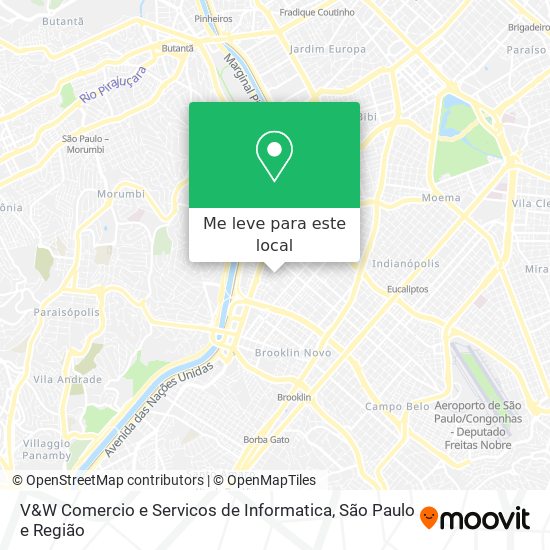 V&W Comercio e Servicos de Informatica mapa