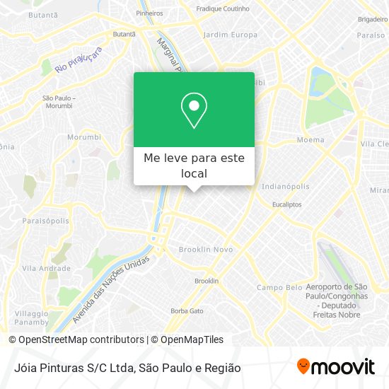 Jóia Pinturas S/C Ltda mapa