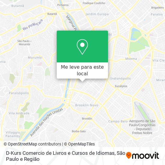 D-Kurs Comercio de Livros e Cursos de Idiomas mapa