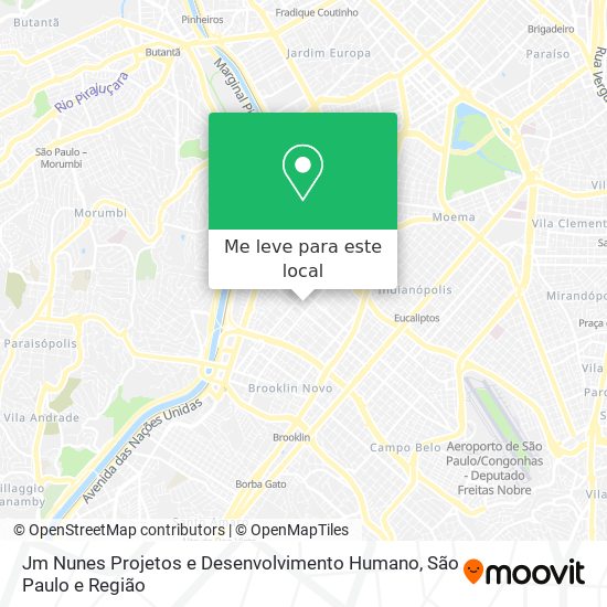 Jm Nunes Projetos e Desenvolvimento Humano mapa