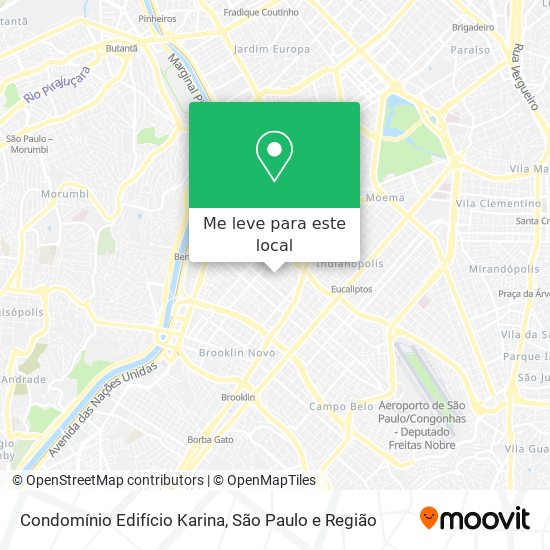 Condomínio Edifício Karina mapa