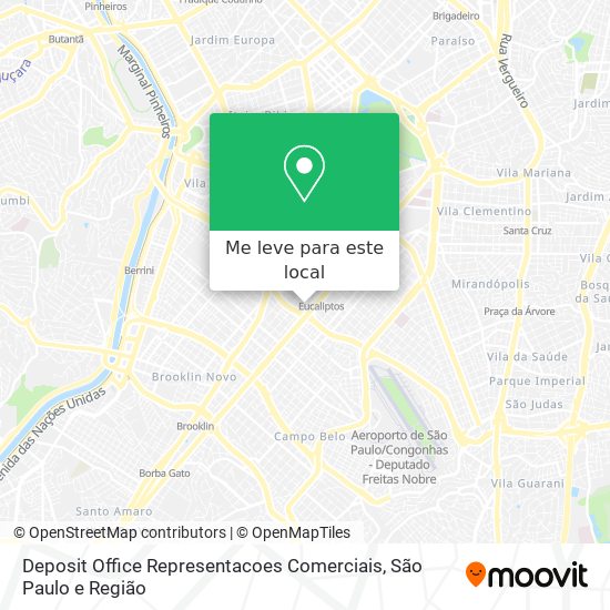 Deposit Office Representacoes Comerciais mapa