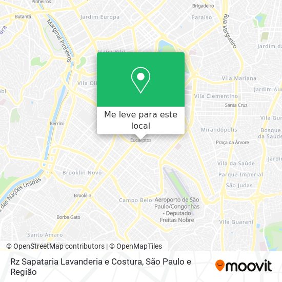 Rz Sapataria Lavanderia e Costura mapa