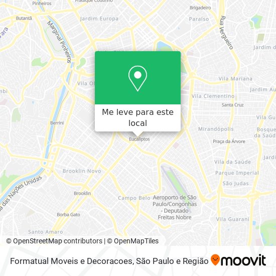 Formatual Moveis e Decoracoes mapa