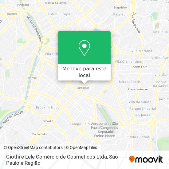 Giothi e Lele Comércio de Cosmeticos Ltda mapa