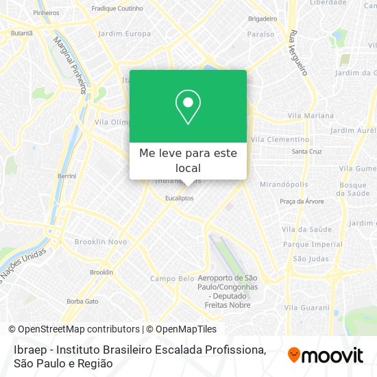 Ibraep - Instituto Brasileiro Escalada Profissiona mapa