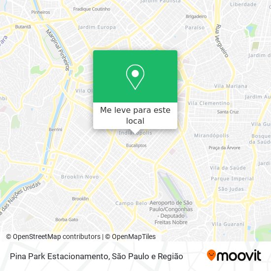 Pina Park Estacionamento mapa