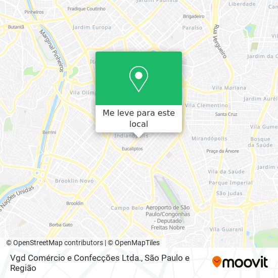 Vgd Comércio e Confecções Ltda. mapa