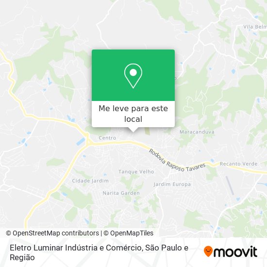 Eletro Luminar Indústria e Comércio mapa