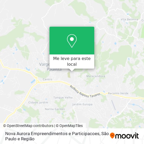 Nova Aurora Empreendimentos e Participacoes mapa