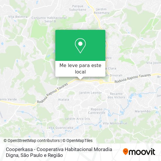 Cooperkasa - Cooperativa Habitacional Moradia Digna mapa