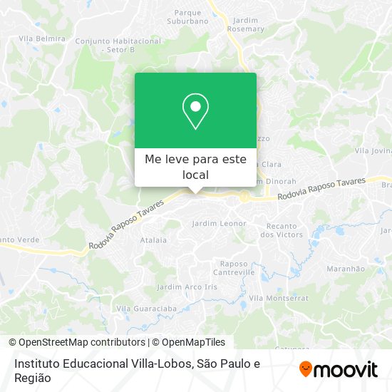Instituto Educacional Villa-Lobos mapa