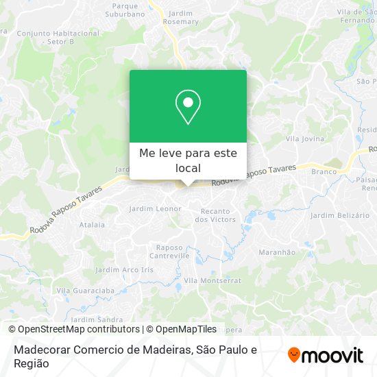 Madecorar Comercio de Madeiras mapa