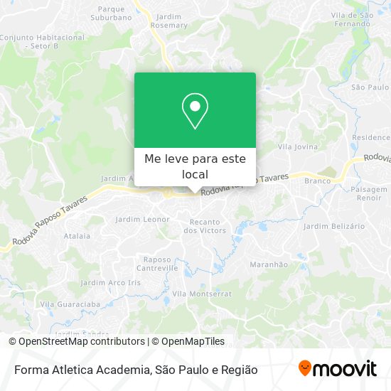 Forma Atletica Academia mapa