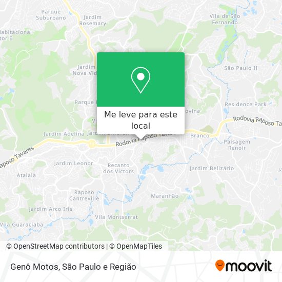 Genô Motos mapa