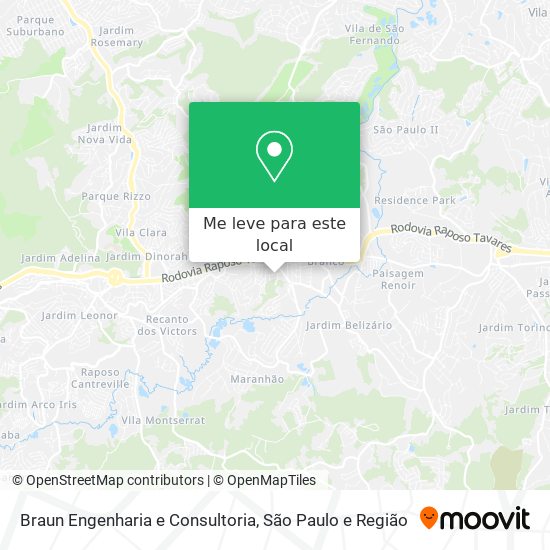 Braun Engenharia e Consultoria mapa