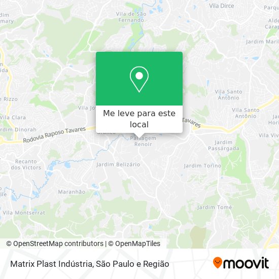 Matrix Plast Indústria mapa
